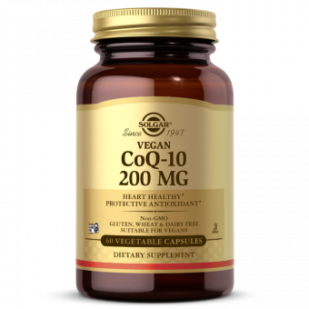 Solgar Solgar CoQ10 200 mg VEGAN, 60 капс. 